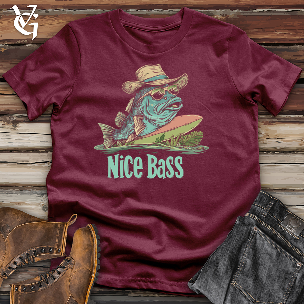Viking Goods Nice Bass Softstyle Tee Maroon / L