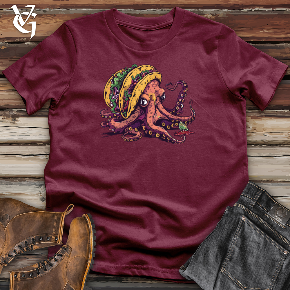 Viking Goods Octo-Taco Delight Softstyle Tee Maroon / L