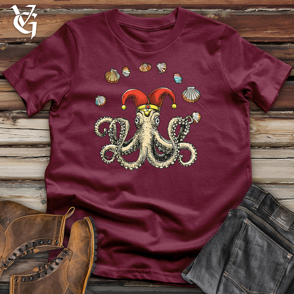 Viking Goods Octopus Jester Softstyle Tee Maroon / L