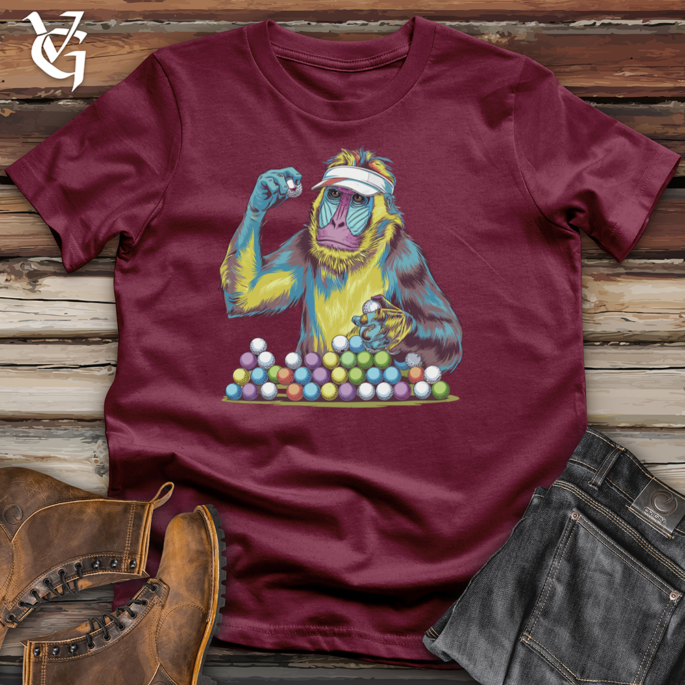 Viking Goods Orangutang Golf Collector Softstyle Tee Maroon / L