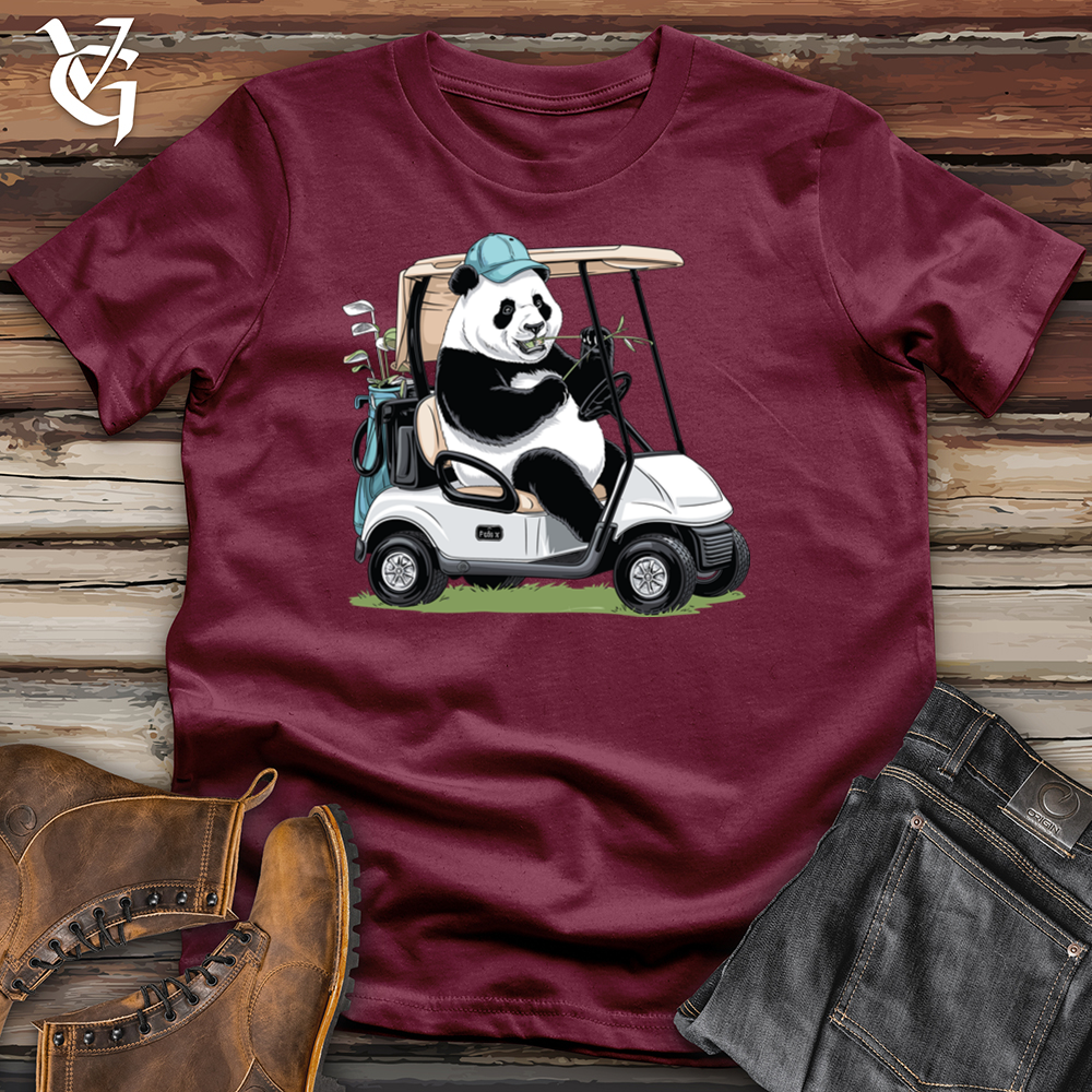 Viking Goods Panda Cart Softstyle Tee Maroon / L