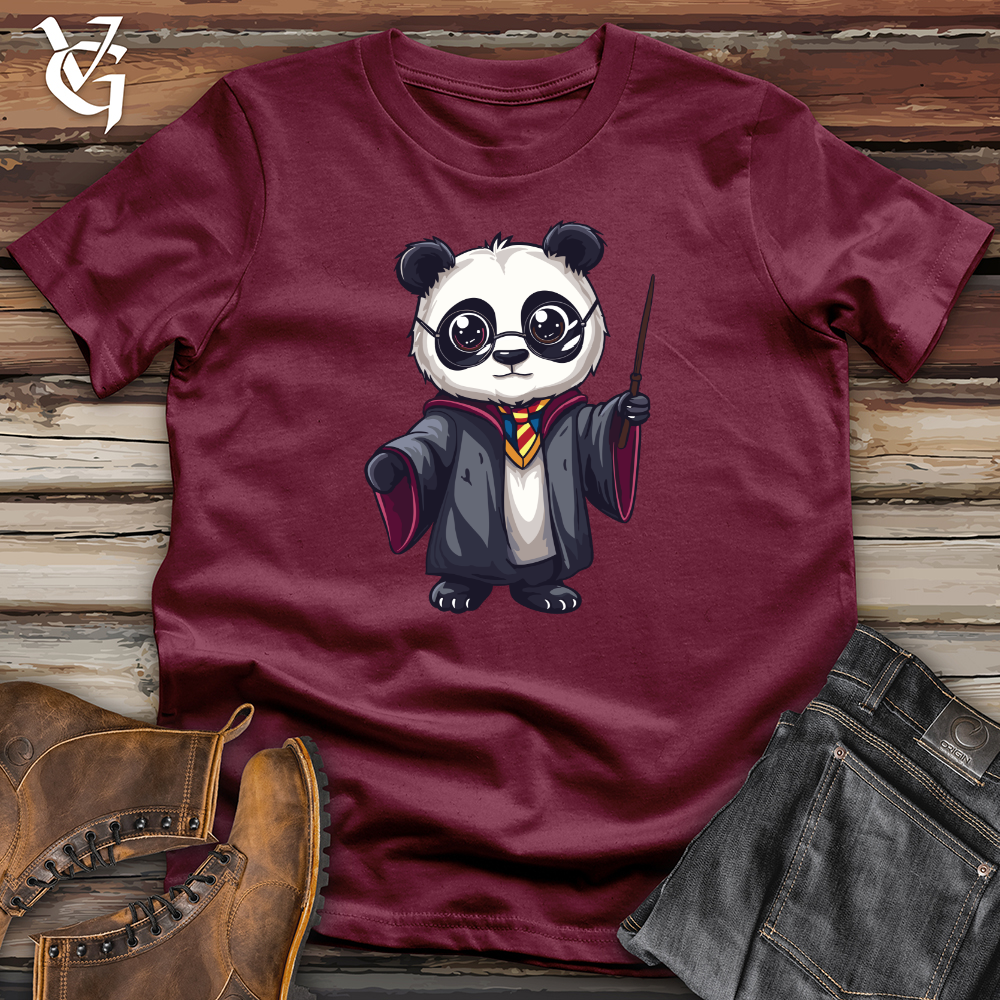 Viking Goods Panda Wizard Softstyle Tee Maroon / L