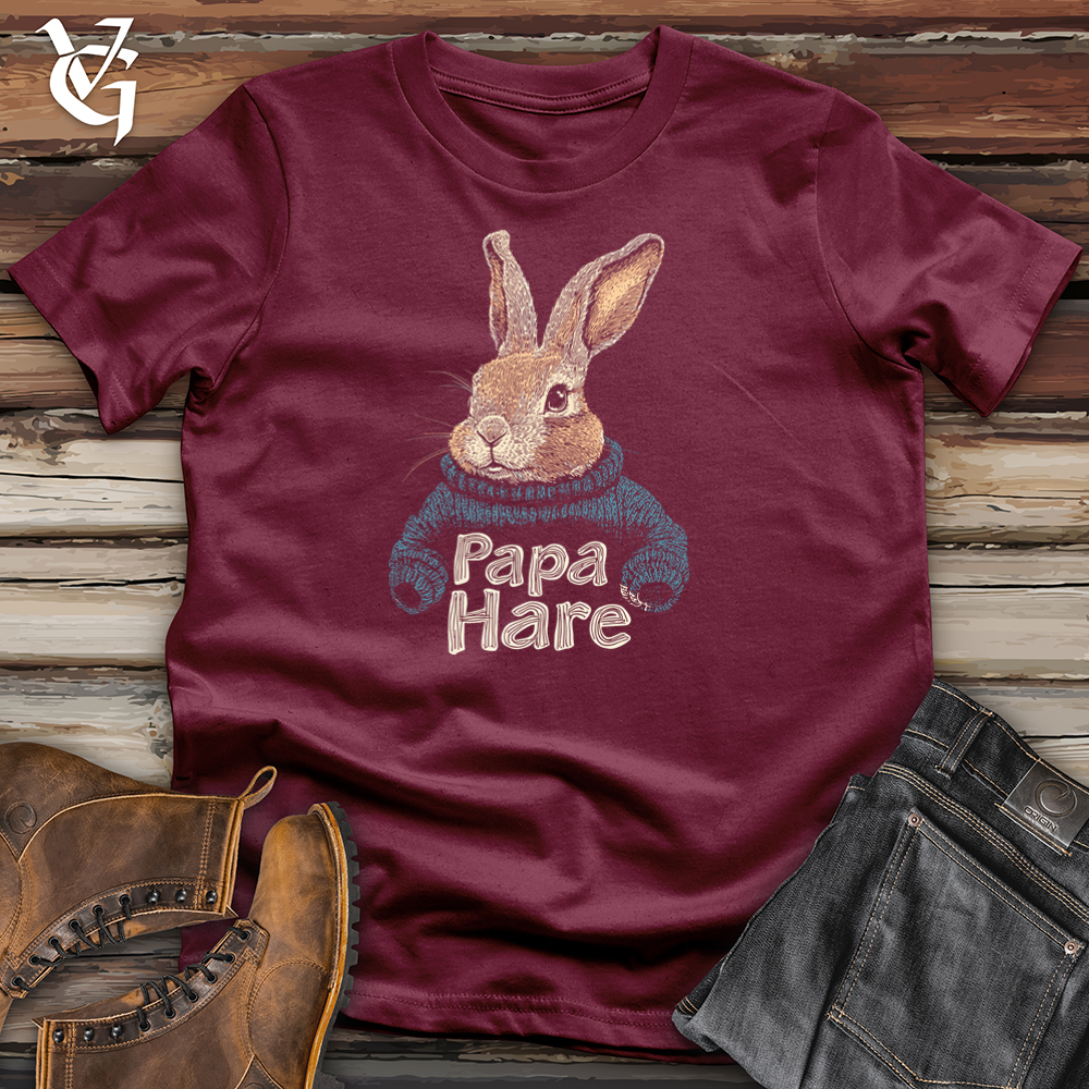Viking Goods Papa Hare Softstyle Tee Maroon / L