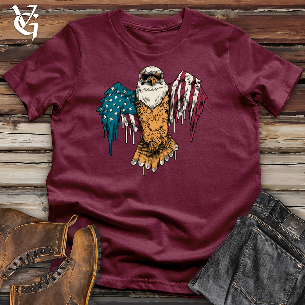 Viking Goods Patriot Hawk Softstyle Tee Maroon / L