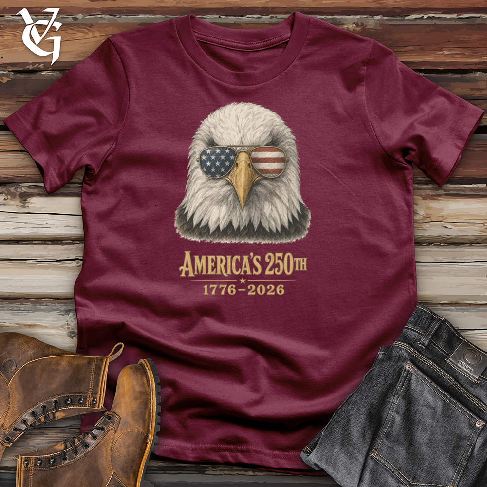 Viking Goods Patriotic Eagle Softstyle Tee Maroon / L