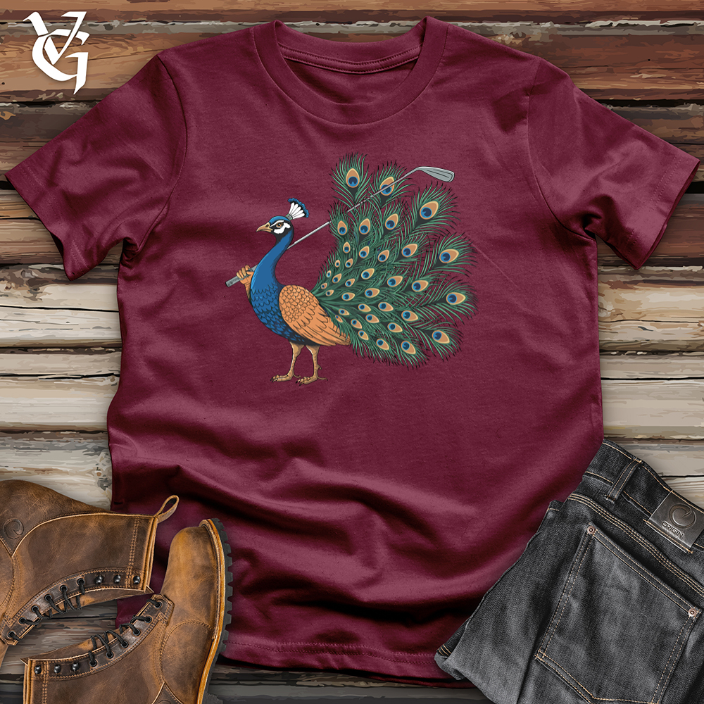 Viking Goods Peacock Pines Softstyle Tee Maroon / L