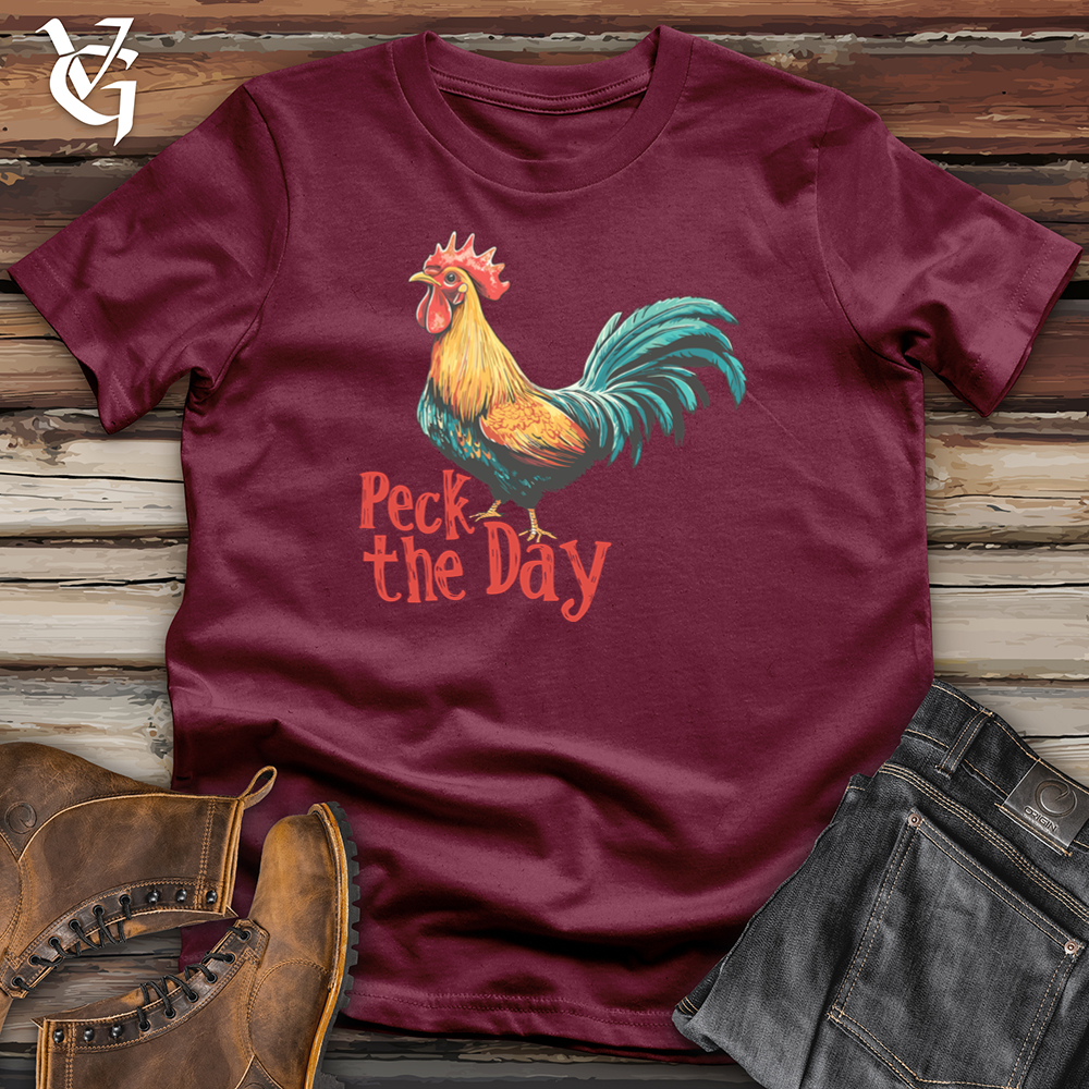 Viking Goods Peck the Day Softstyle Tee Maroon / L