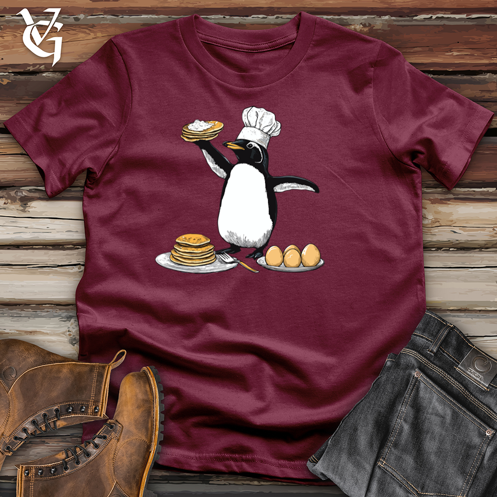 Viking Goods Penguin Pancakes Softstyle Tee Maroon / L