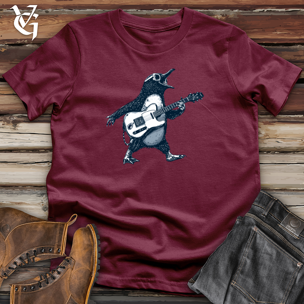 Viking Goods Penguin Rockstar Solo Softstyle Tee Maroon / L