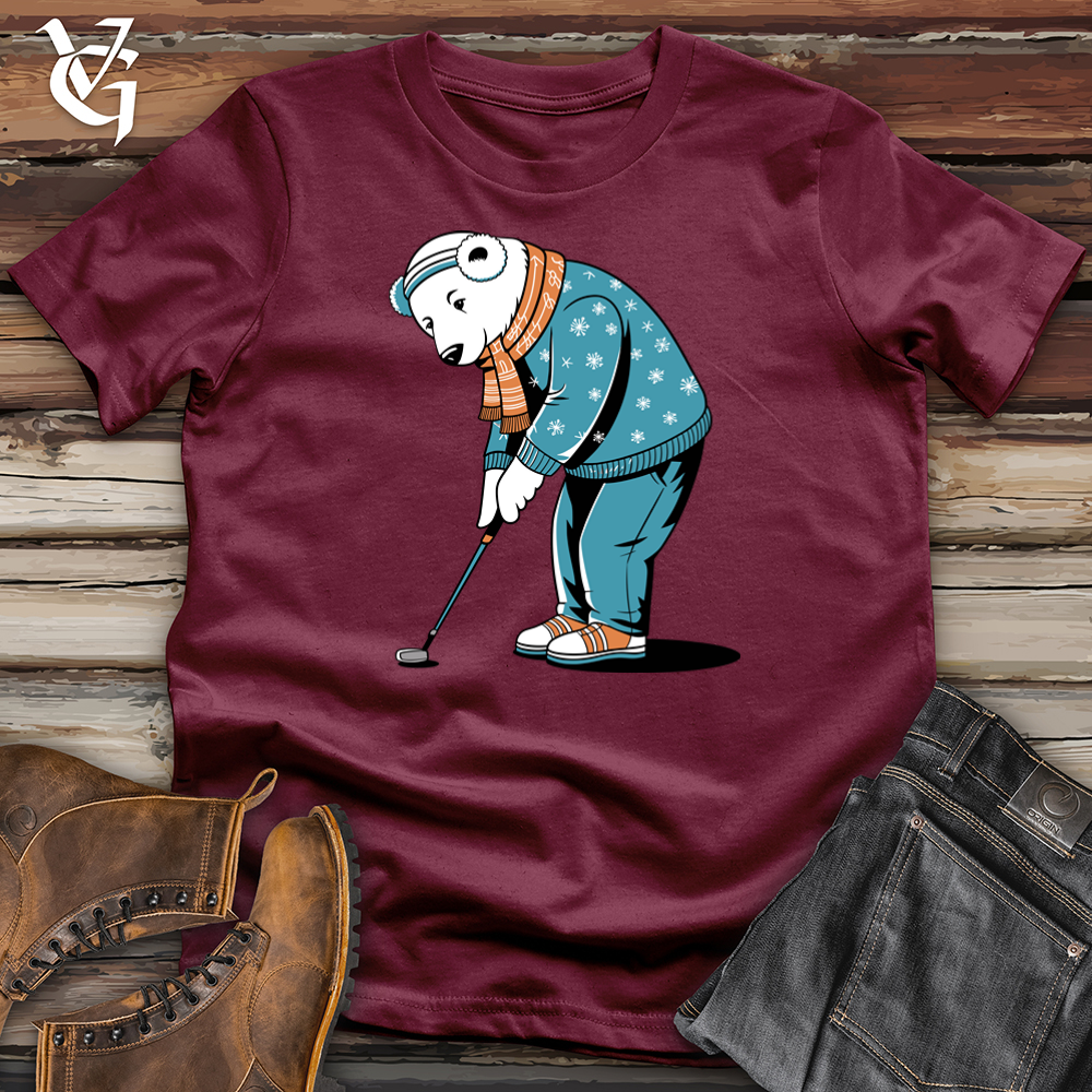 Viking Goods Polar Putt Softstyle Tee Maroon / L