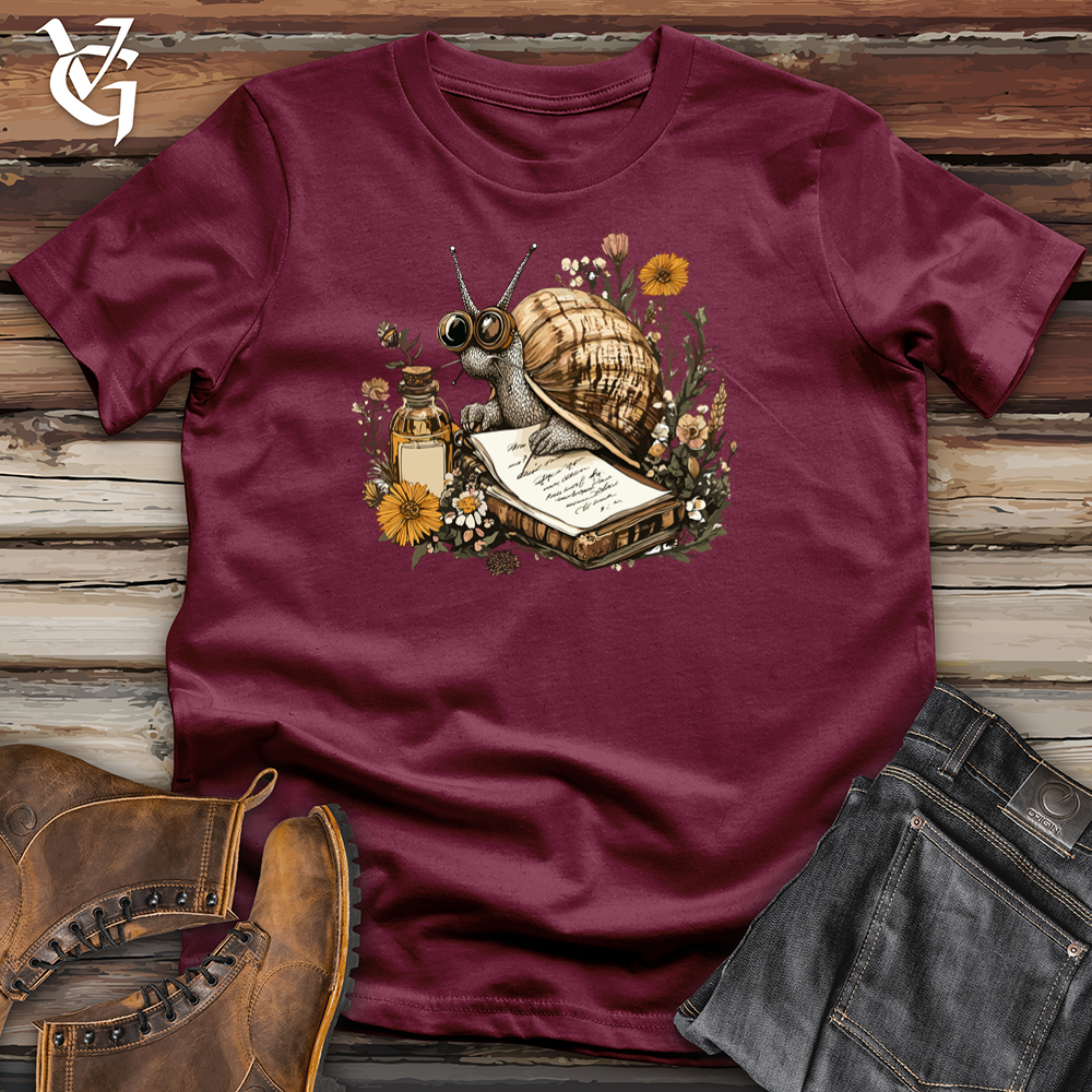 Viking Goods Professor Snail Softstyle Tee Maroon / L
