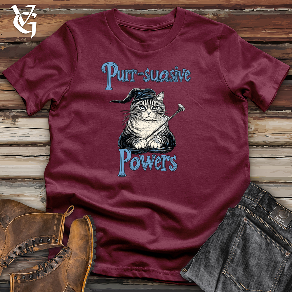 Viking Goods Purrsuasive Powers Softstyle Tee Maroon / L