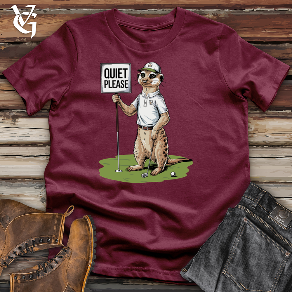Viking Goods Quiet Please Ferret Softstyle Tee Maroon / L