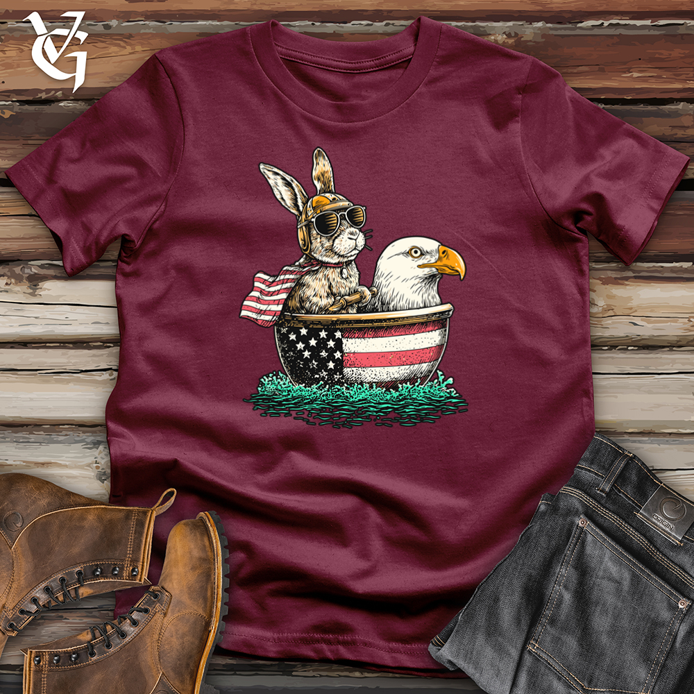 Viking Goods Rabbit in a Boat Softstyle Tee Maroon / L