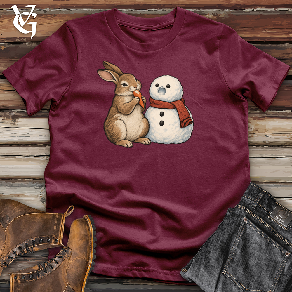 Viking Goods Rabbit Snowman Nose Tee Maroon / L