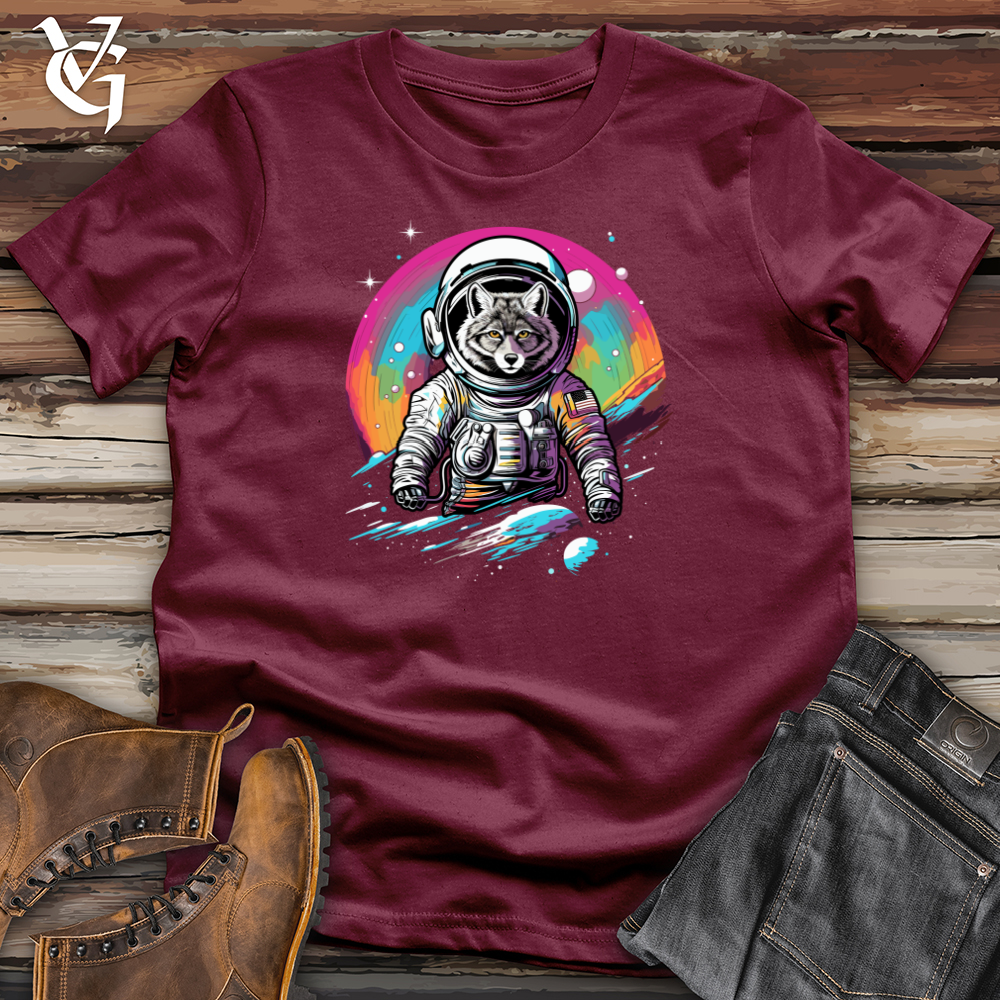 Viking Goods Raccoon Astronaut Adventure Softstyle Tee Maroon / L