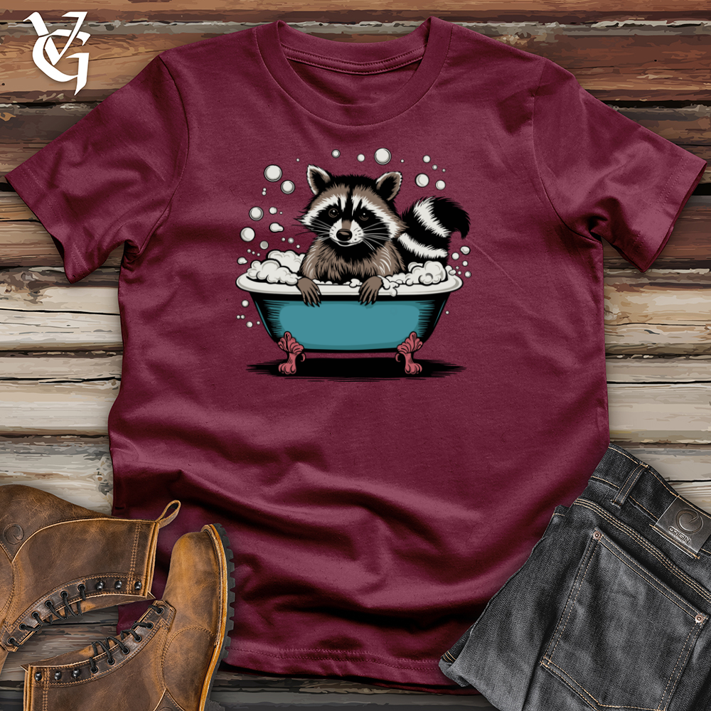 Viking Goods Raccoon in a Bathtub Softstyle Tee Maroon / L