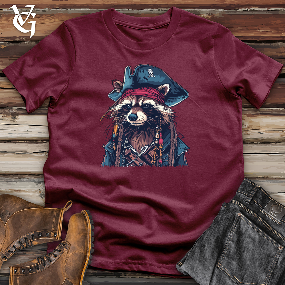 Viking Goods Raccoon Pirate Softstyle Tee Maroon / L