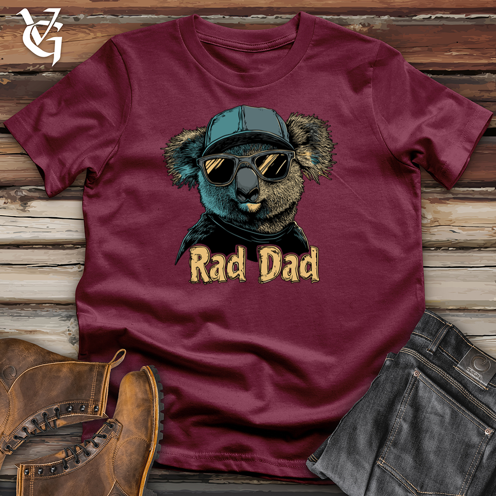 Viking Goods Rad Dad Koala Softstyle Tee Maroon / L