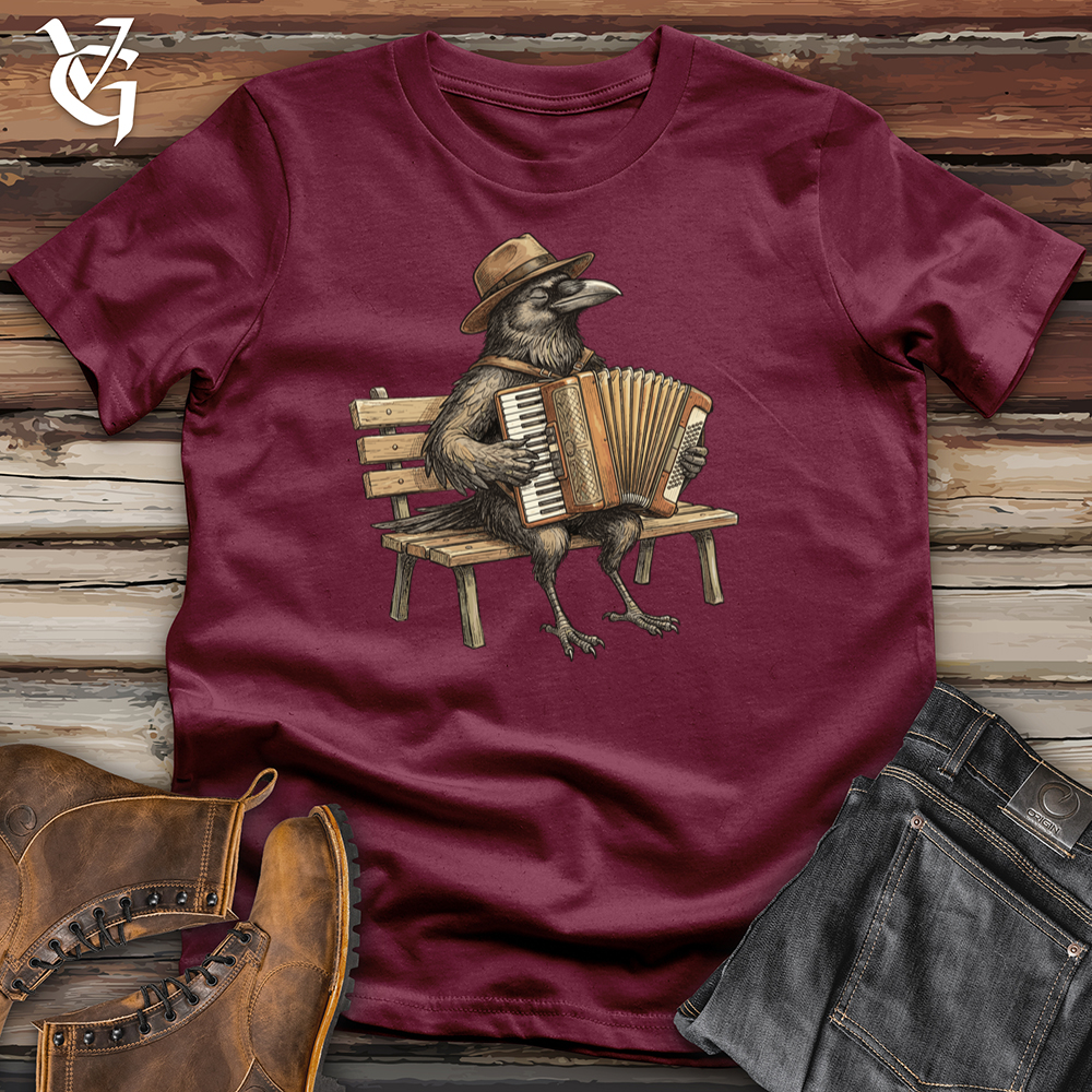 Viking Goods Raven Accordion Park Tee Maroon / L