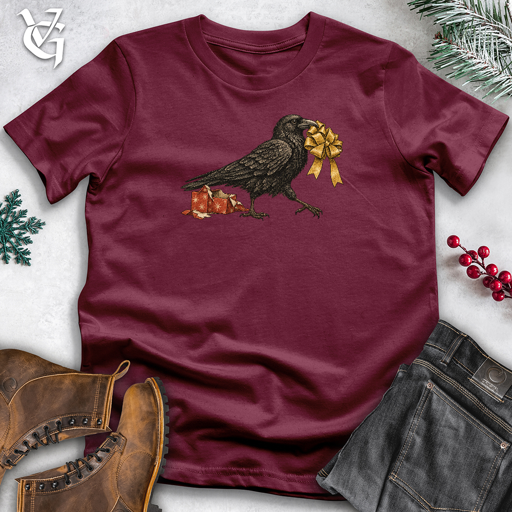 Viking Goods Raven Gift Thief Softstyle Tee Maroon / L