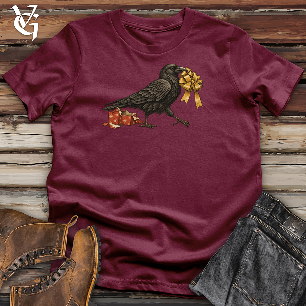Viking Goods Raven Gift Thief Tee Maroon / L