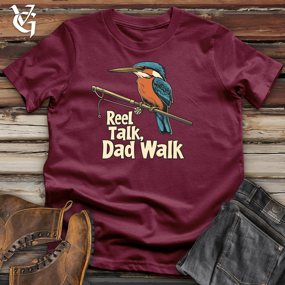 Viking Goods Reel Talk Dad Walk Softstyle Tee Maroon / L