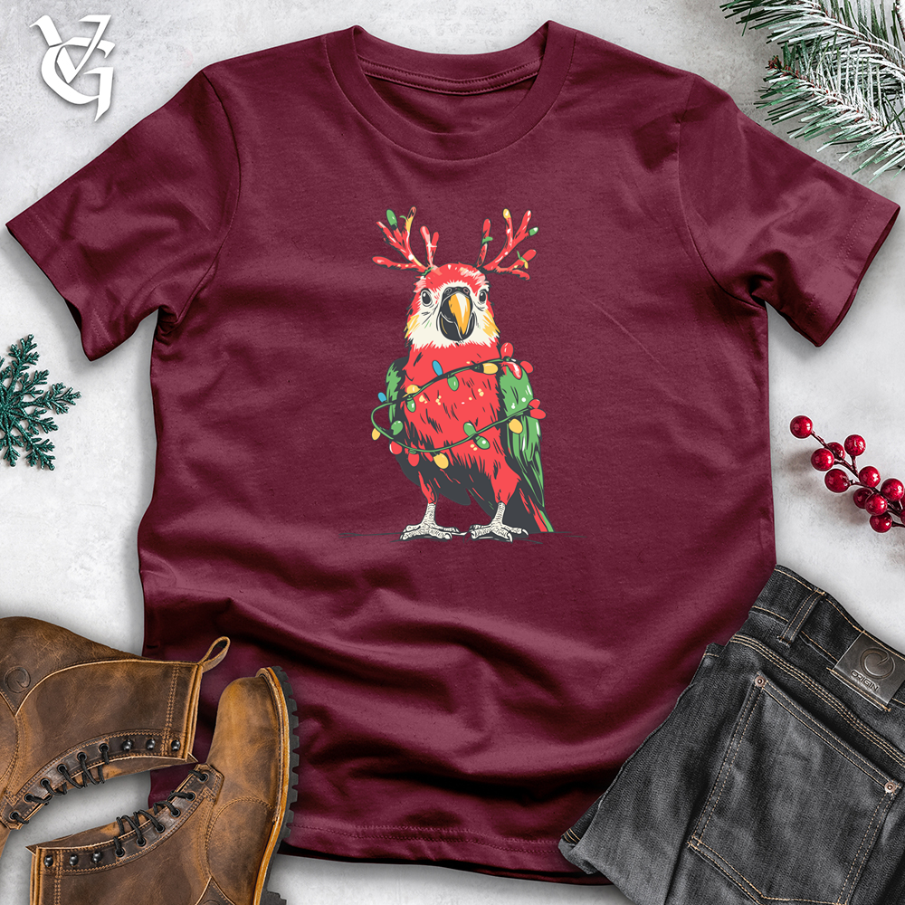 Viking Goods Reindeer Parrot Softstyle Tee Maroon / L