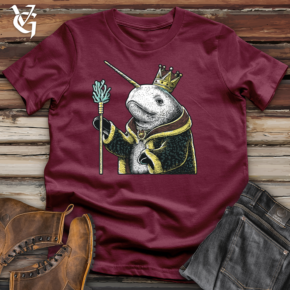 Viking Goods Royal Narwal Softstyle Tee Maroon / L