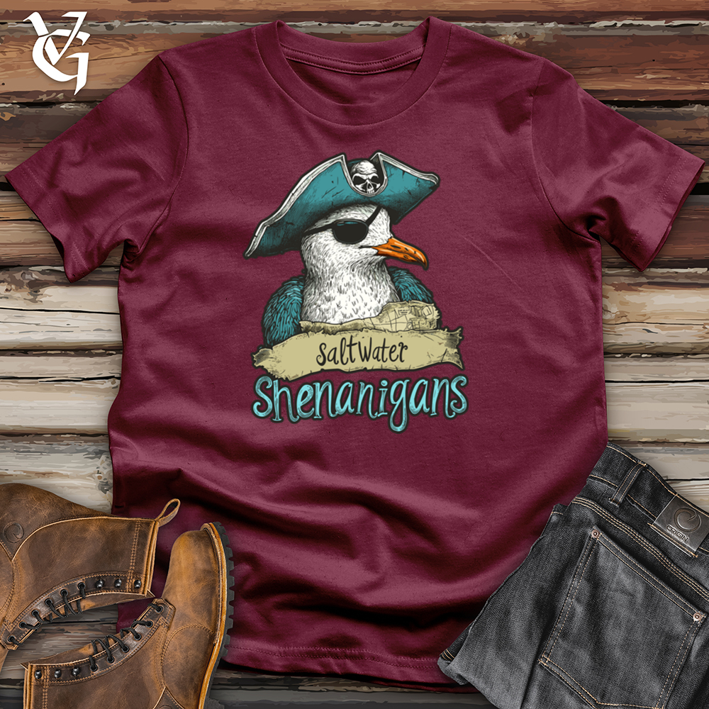 Viking Goods Saltwater Shenanigans Softstyle Tee Maroon / L