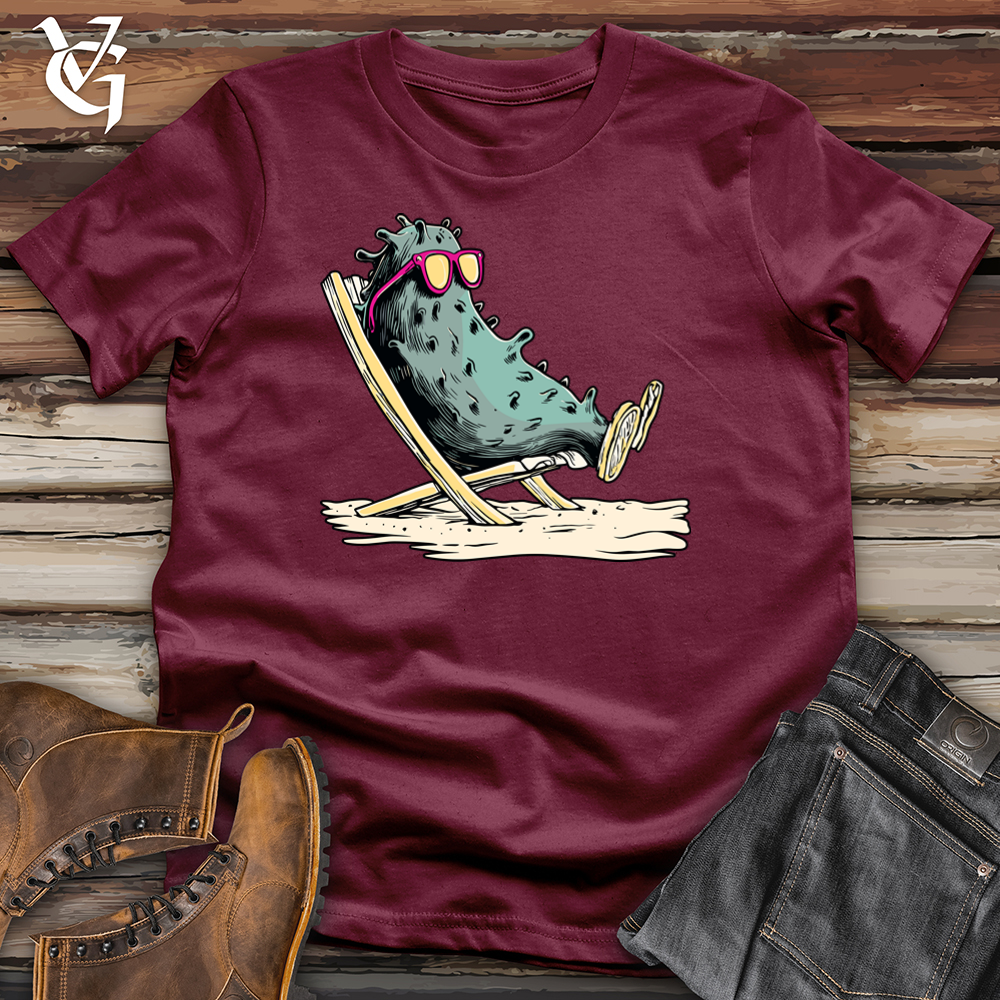 Viking Goods Sea Cucumber Chillin Softstyle Tee Maroon / L