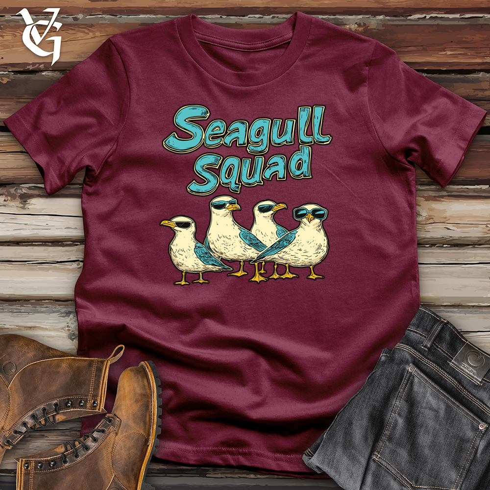 Viking Goods Seagull Squad Softstyle Tee Maroon / L
