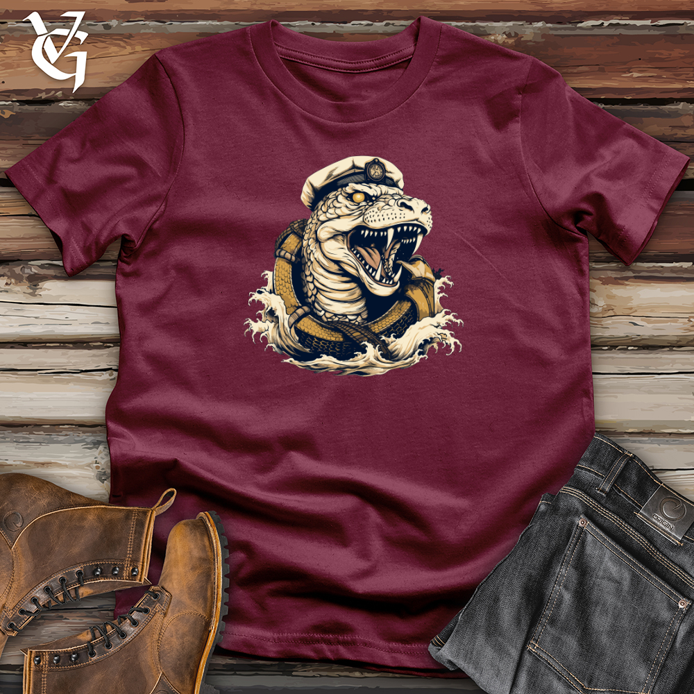 Viking Goods Serpent Sea Captain Softstyle Tee Maroon / L