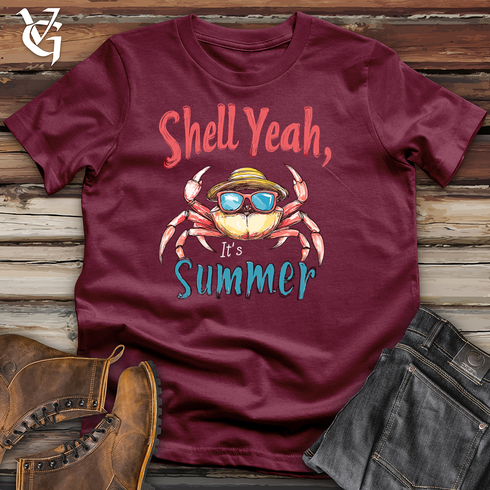 Viking Goods Shell Yeah It's Summer Softstyle Tee Maroon / L