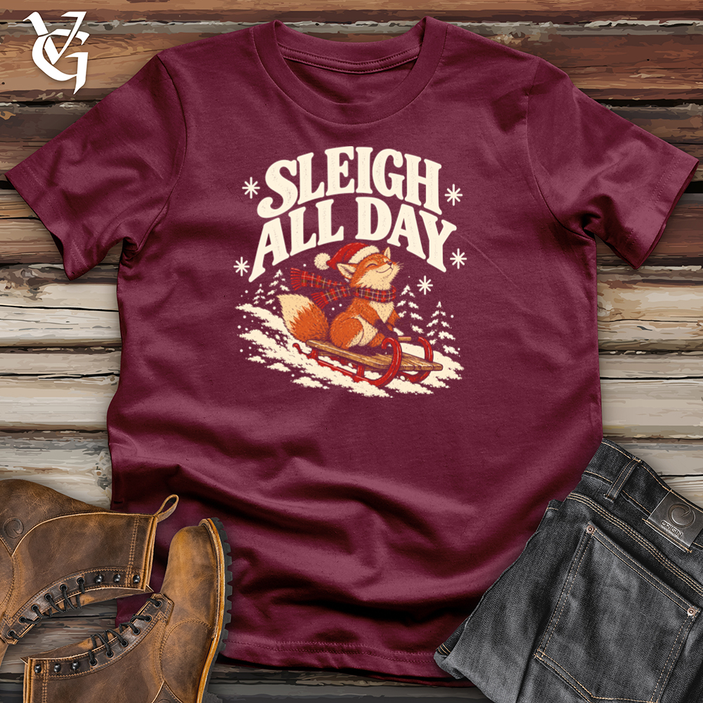 Viking Goods Sleigh All Day Tee Maroon / L