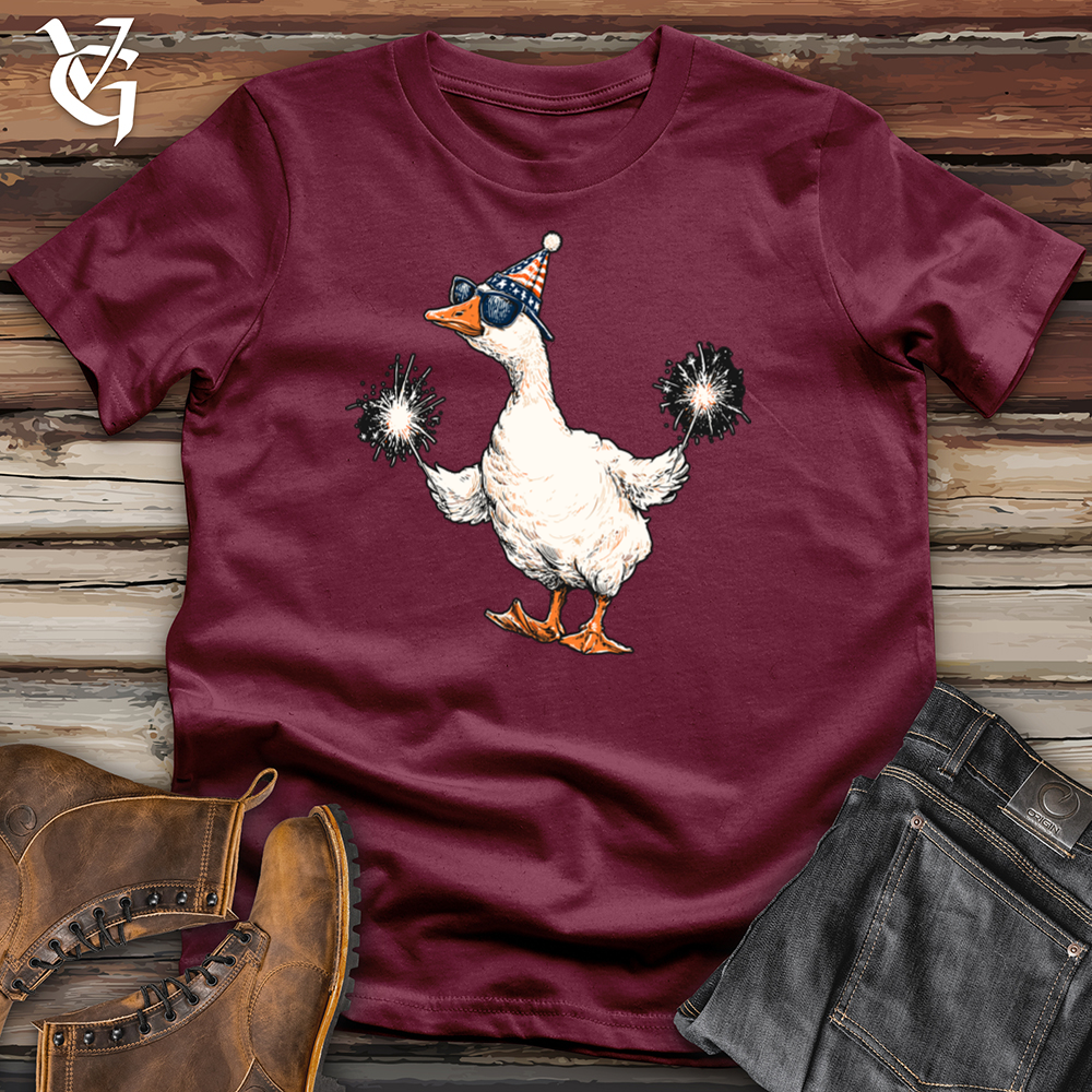 Viking Goods Sparkling Goose Softstyle Tee Maroon / L