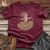 Viking Goods Squirrel Ballet Whirl Softstyle Tee Maroon / L