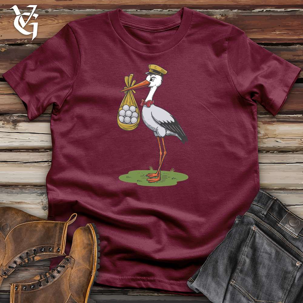 Viking Goods Stork Savior Softstyle Tee Maroon / L