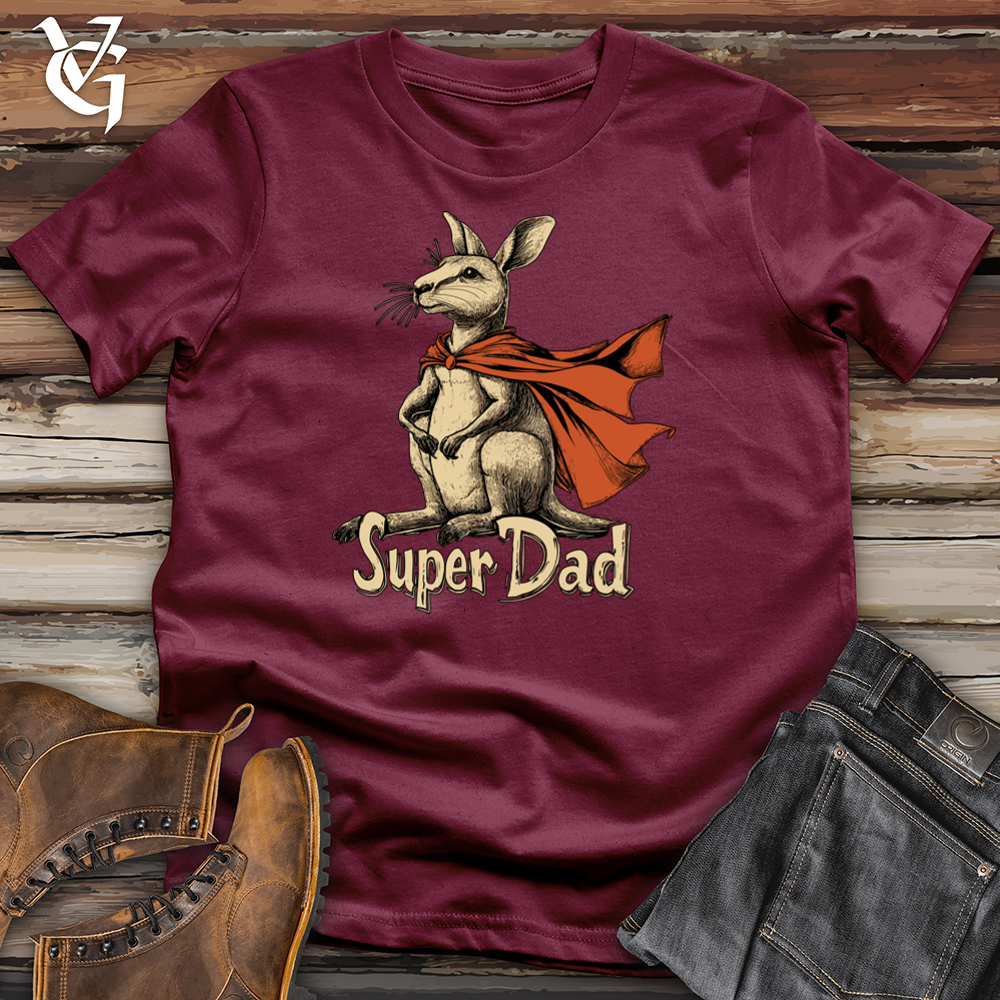 Viking Goods Super Dad Kangaroo Softstyle Tee Maroon / L