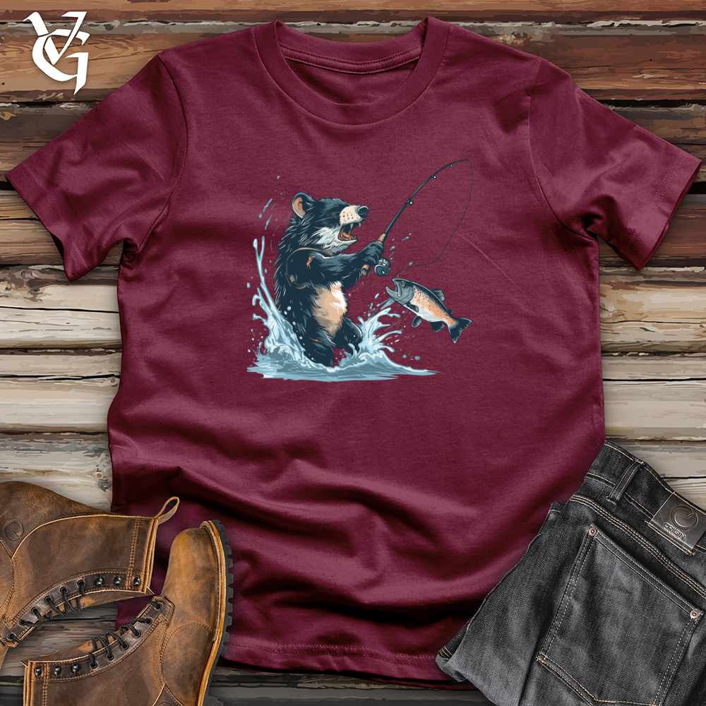 Viking Goods Tasmanian Devil Fishing Softstyle Tee Maroon / L