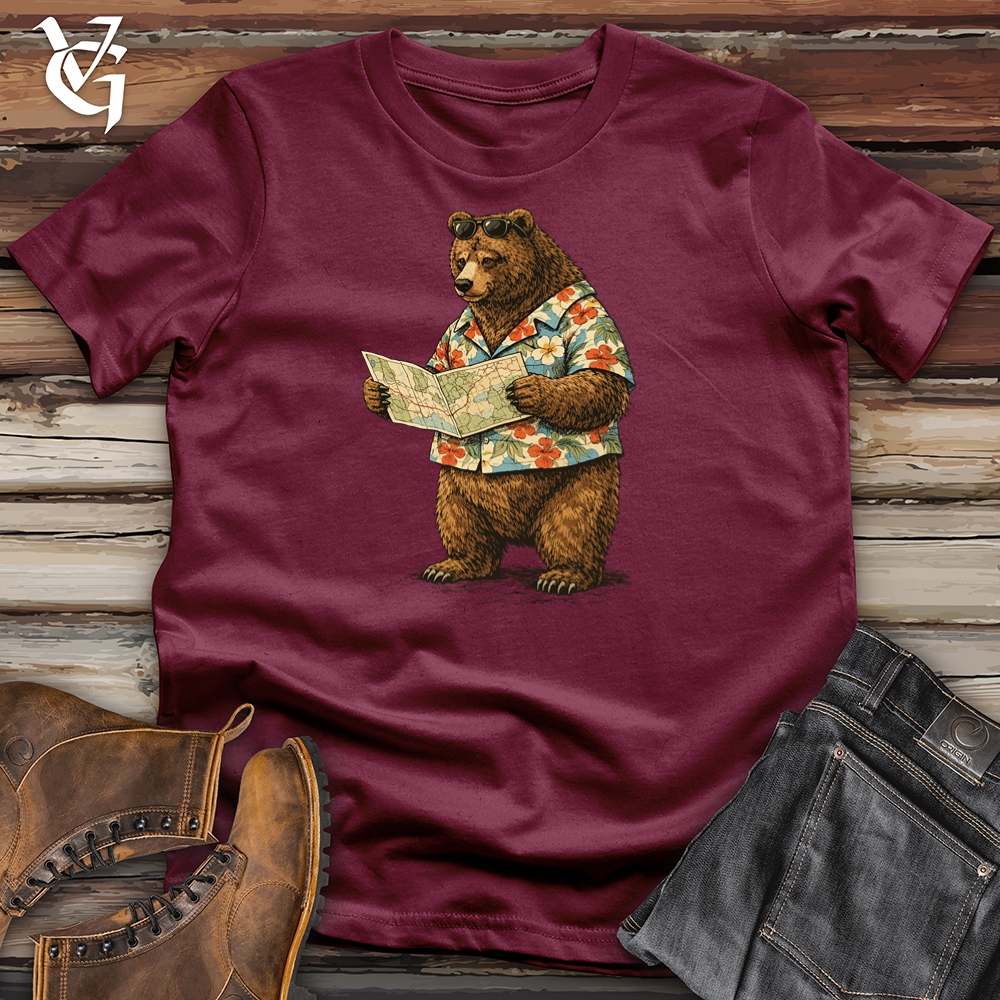Viking Goods Tourist Bear Tee Maroon / L