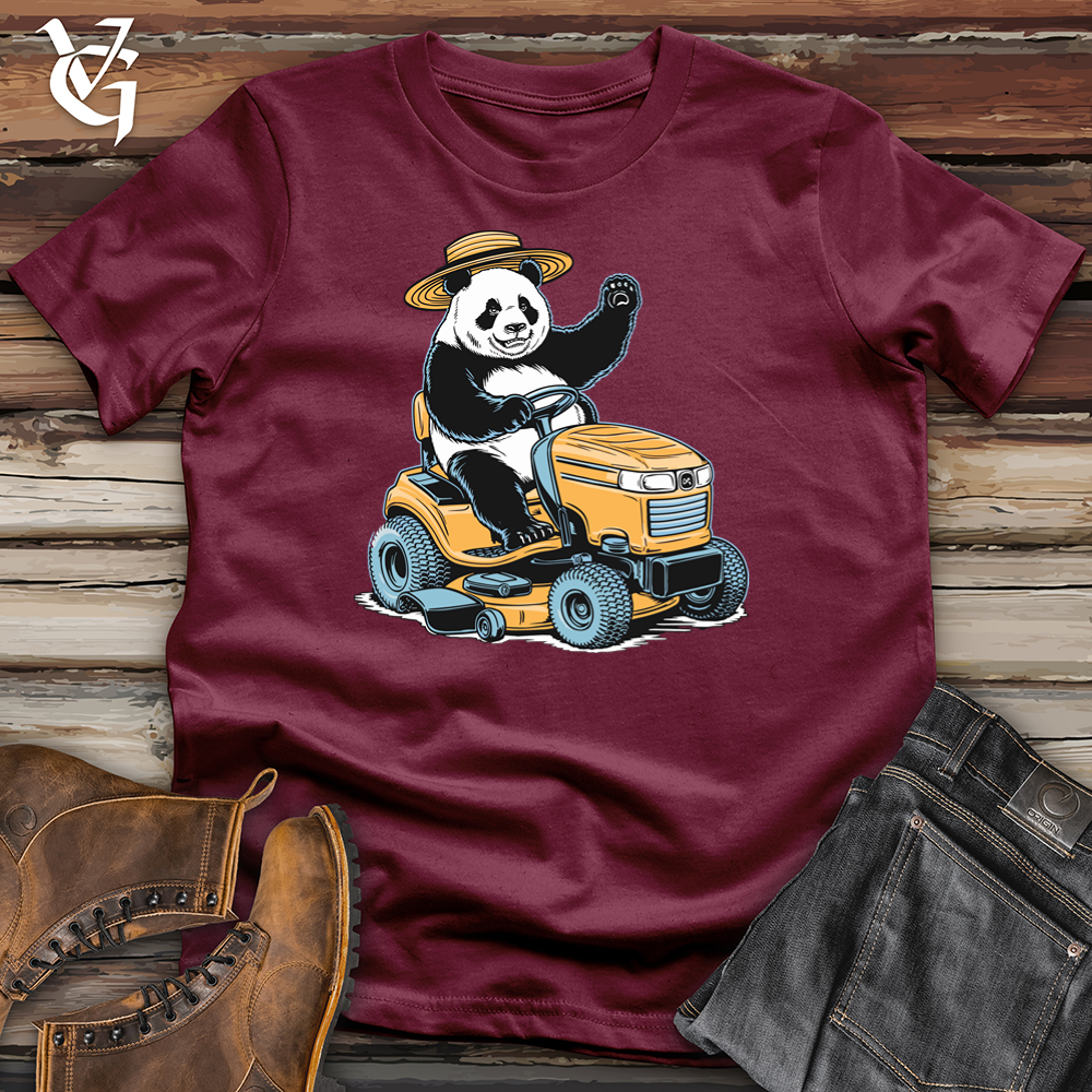 Viking Goods Tractor Panda Softstyle Tee Maroon / L