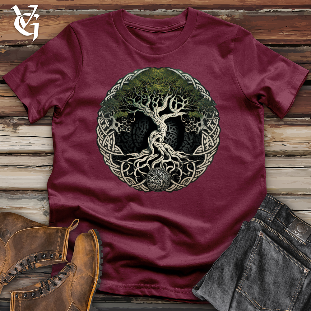 Viking Goods Tree of Life Viking Softstyle Tee Maroon / L