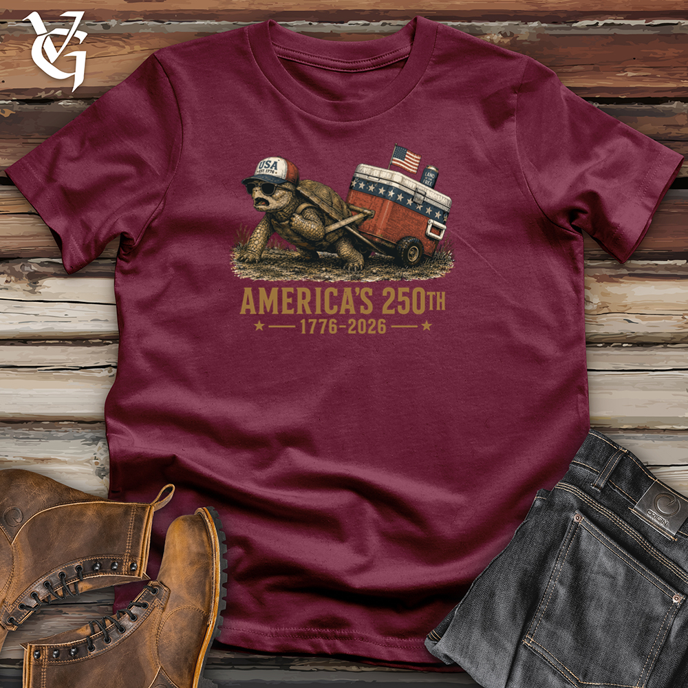 Viking Goods Turtle Cooler Softstyle Tee Maroon / L