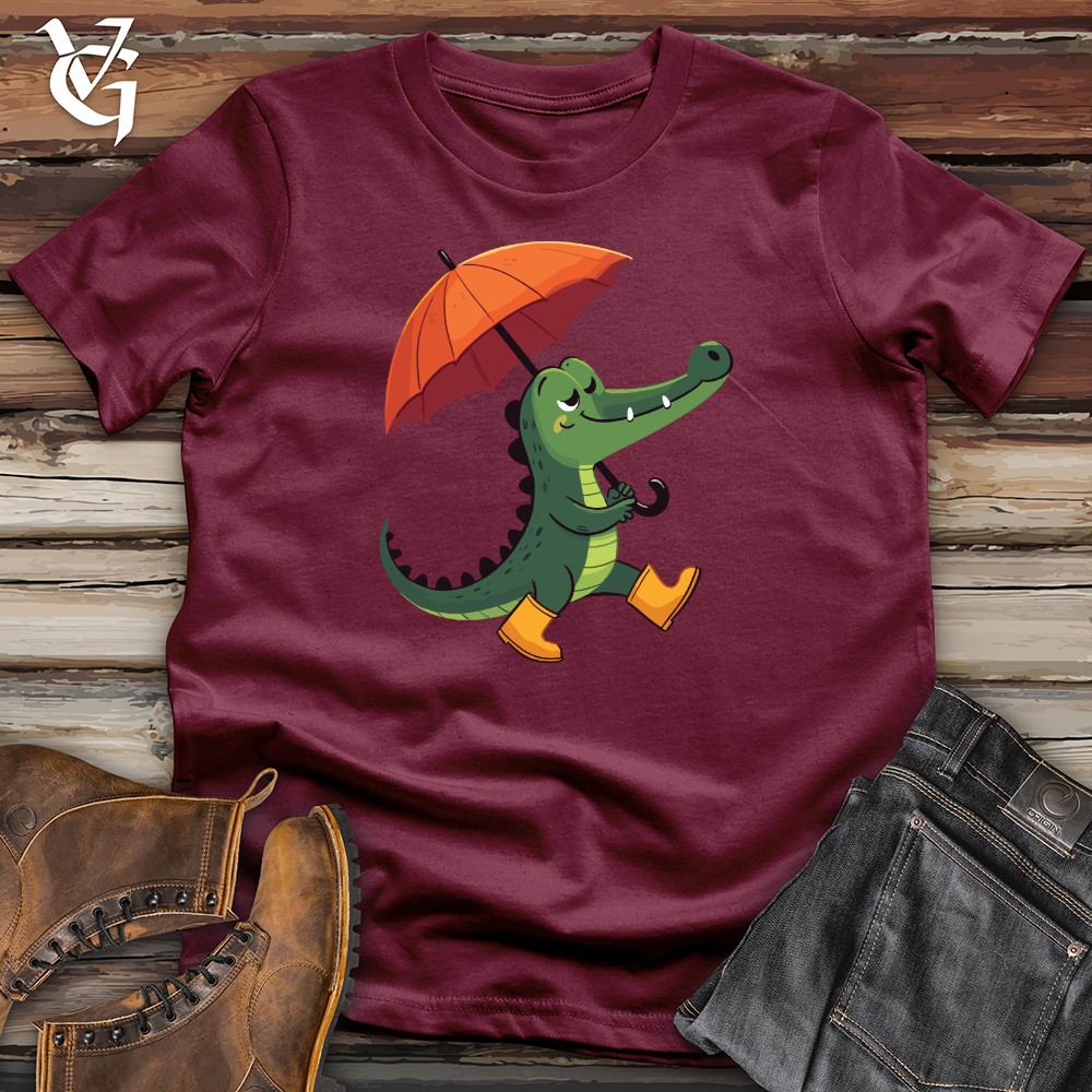 Viking Goods Umbrella Gator Softstyle Tee Maroon / L