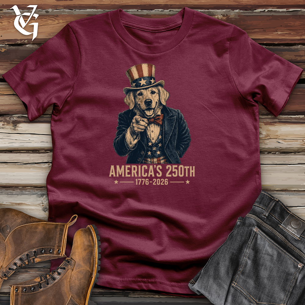 Viking Goods Uncle Sam Dog Softstyle Tee Maroon / L