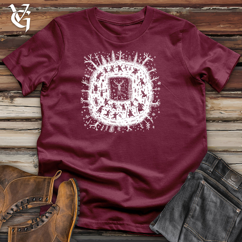 Viking Goods Viking Festival Dance Tee Maroon / L