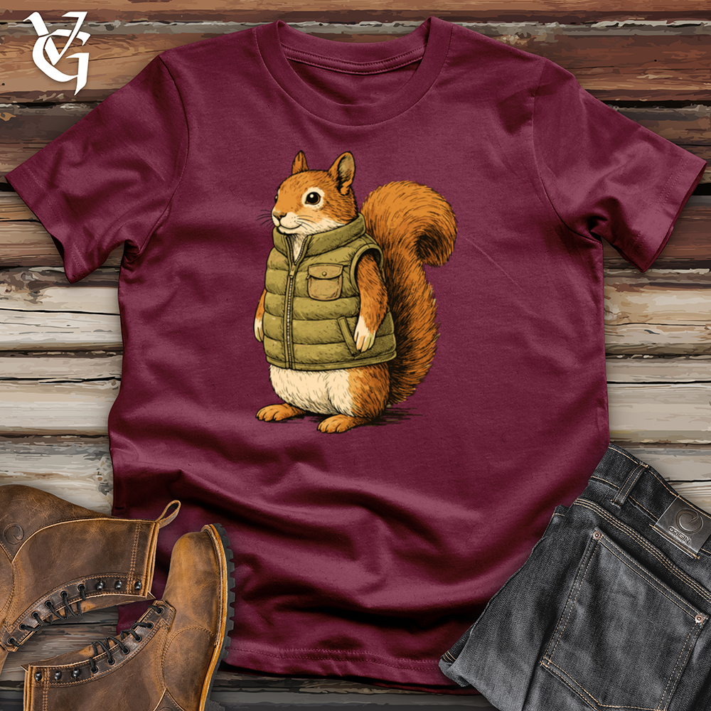 Viking Goods Winter Squirrel Tee Maroon / L