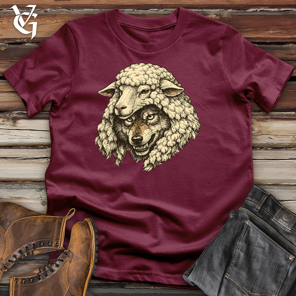 Viking Goods A Wolf in Sheeps Clothing Softstyle Tee Maroon / S