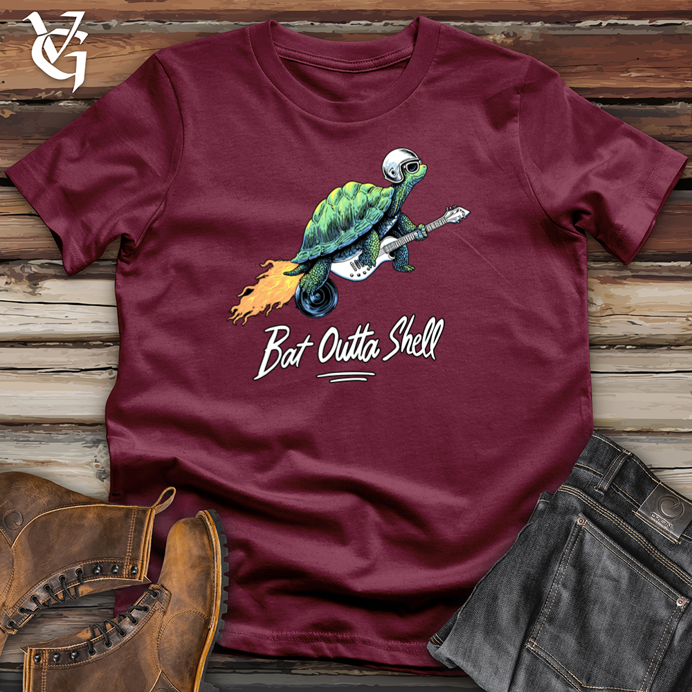 Viking Goods Bat Outta Shell Turtle Softstyle Tee Maroon / S